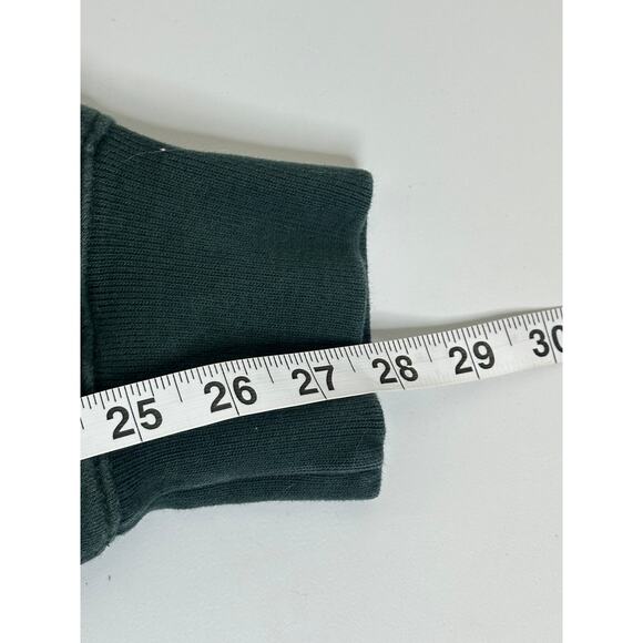 Abercrombie & Fitch Forest Green Sweatpants Elastic Drawstring Waist Casual L - Picture 9 of 11